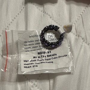 BP All In The Details Purple Topaz Ring
